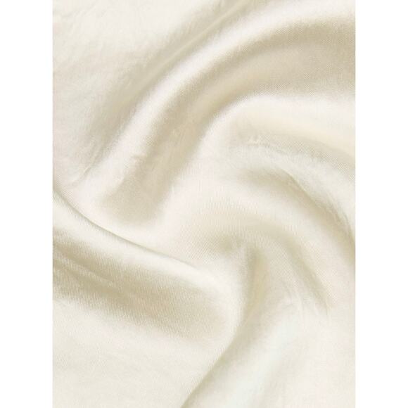 EUC Babaton Slip Satin Mini Skirt Size 8 Champagne Silky A Line Minimalist Skirt - Picture 15 of 15